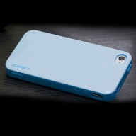 PROTECTOR GRIP IPHONE 4/4S CELESTE